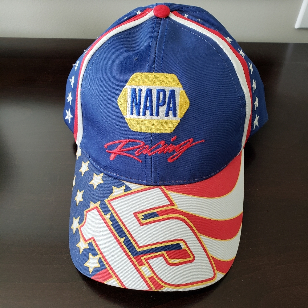 Vintage 90’s Napa #15 USA Themed Racing Cap Adjustable New